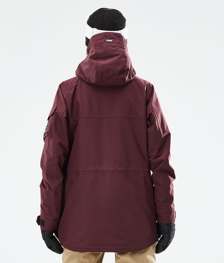 Dope Akin W 21 Snowboardjacka Dam Burgundy, Image 8 of 11