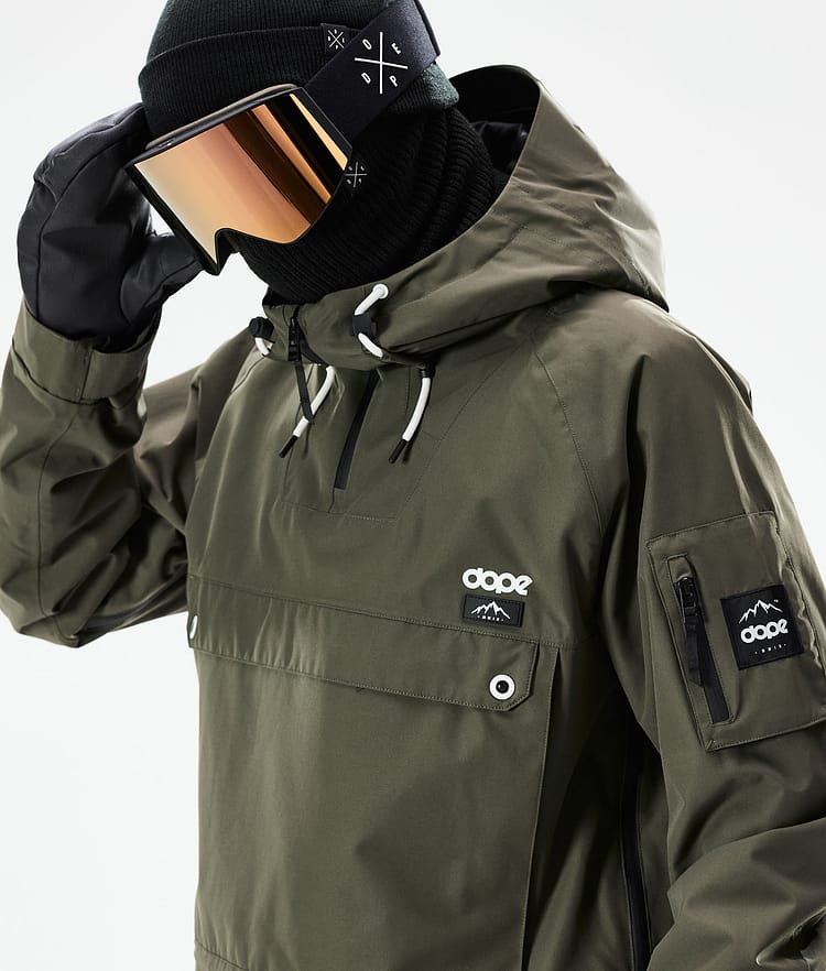 Dope Annok 21 Skidjacka Herr Olive Green, Image 2 of 10
