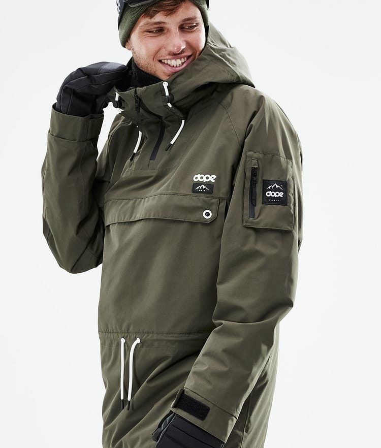 Dope Annok 21 Snowboardjacka Herr Olive Green, Image 3 of 10