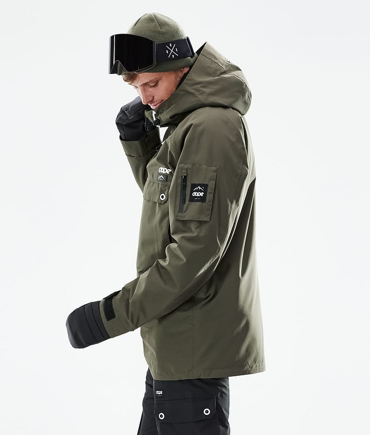 Dope Annok 21 Skidjacka Herr Olive Green, Image 7 of 10