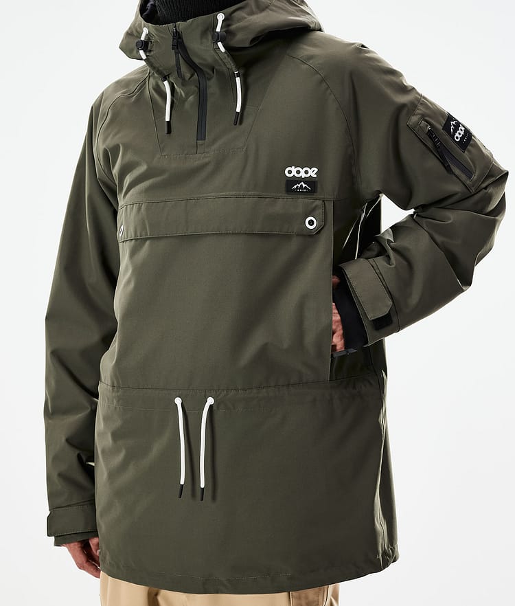 Dope Annok 21 Skidjacka Herr Olive Green, Image 9 of 10