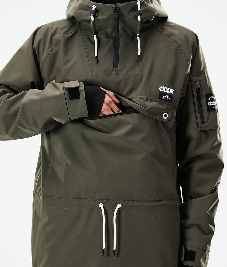 Dope Annok 21 Skidjacka Herr Olive Green, Image 10 of 10