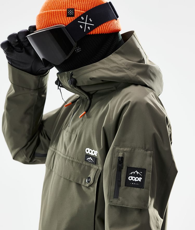 Dope Annok 21 Skidjacka Herr Olive Green/Black, Image 2 of 10