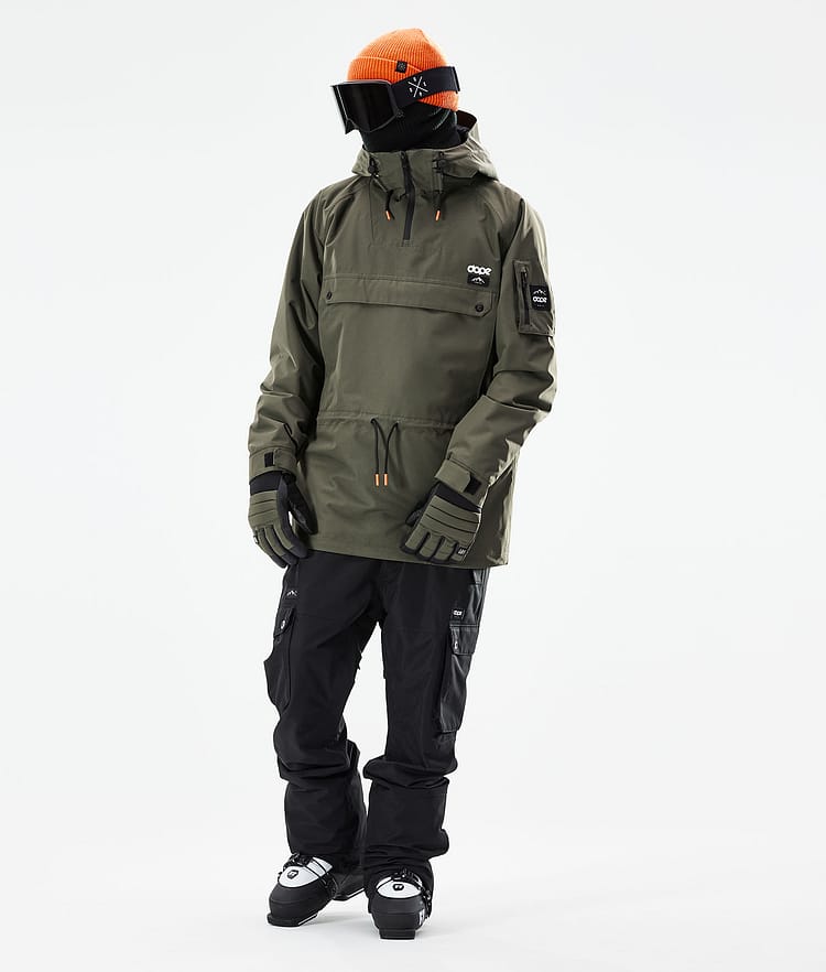 Dope Annok 21 Skidjacka Herr Olive Green/Black, Image 4 of 10