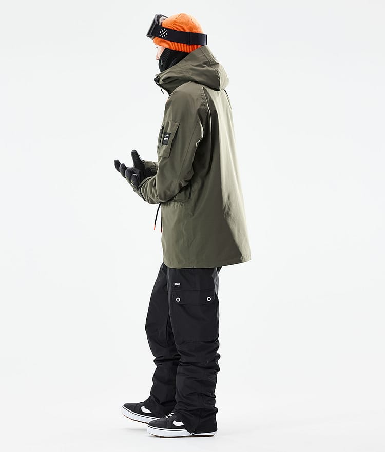 Dope Annok 21 Snowboardjacka Herr Olive Green/Black, Image 5 of 10