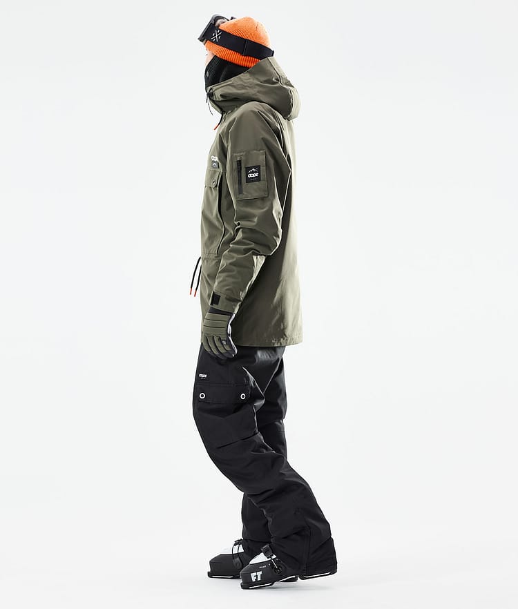 Dope Annok 21 Skidjacka Herr Olive Green/Black, Image 5 of 10