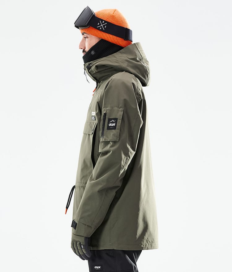 Dope Annok 21 Skidjacka Herr Olive Green/Black, Image 7 of 10