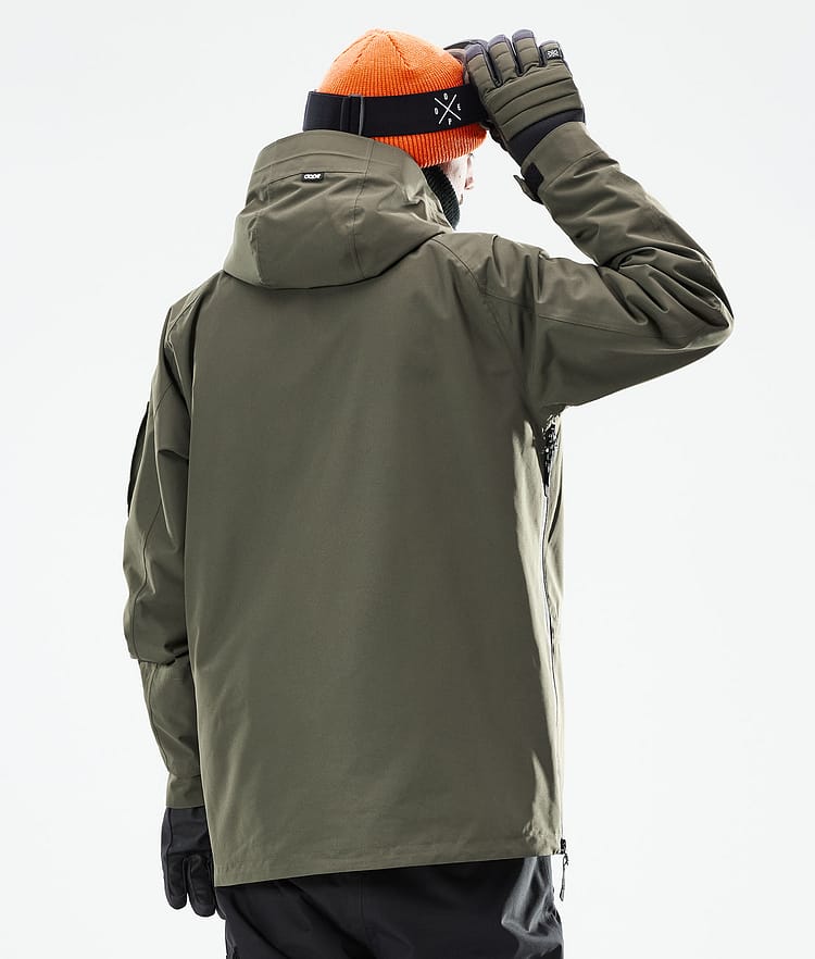 Dope Annok 21 Skidjacka Herr Olive Green/Black, Image 8 of 10