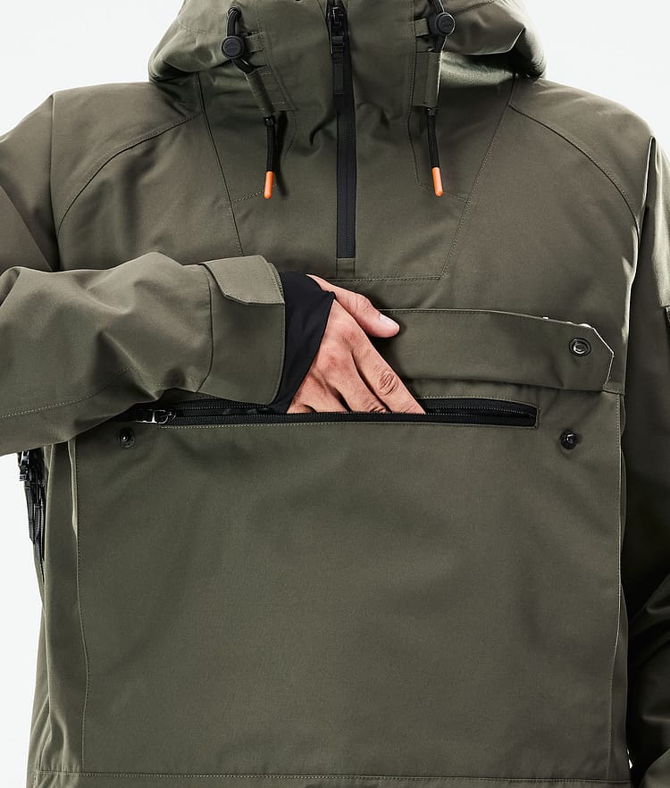 Dope Annok 21 Skidjacka Herr Olive Green/Black, Image 10 of 10