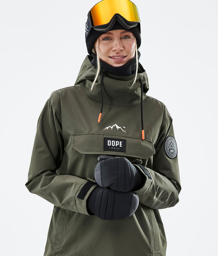 Dope Blizzard W 21 Skidjacka Dam Olive Green, Image 2 of 9