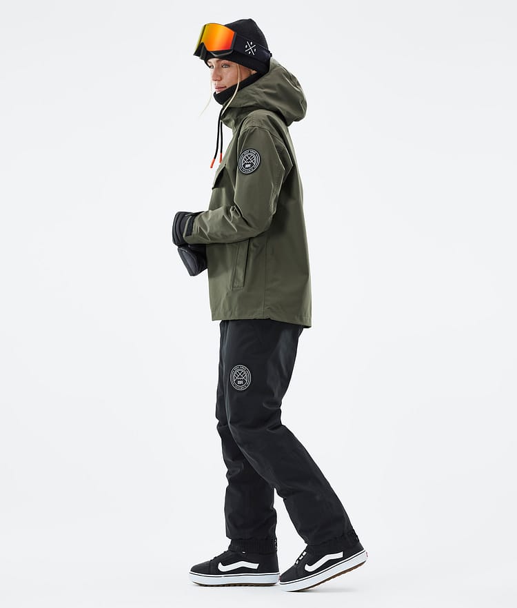 Dope Blizzard W 21 Snowboardjacka Dam Olive Green, Image 4 of 9