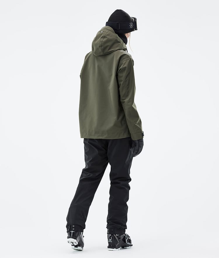 Dope Blizzard W 21 Skidjacka Dam Olive Green, Image 5 of 9