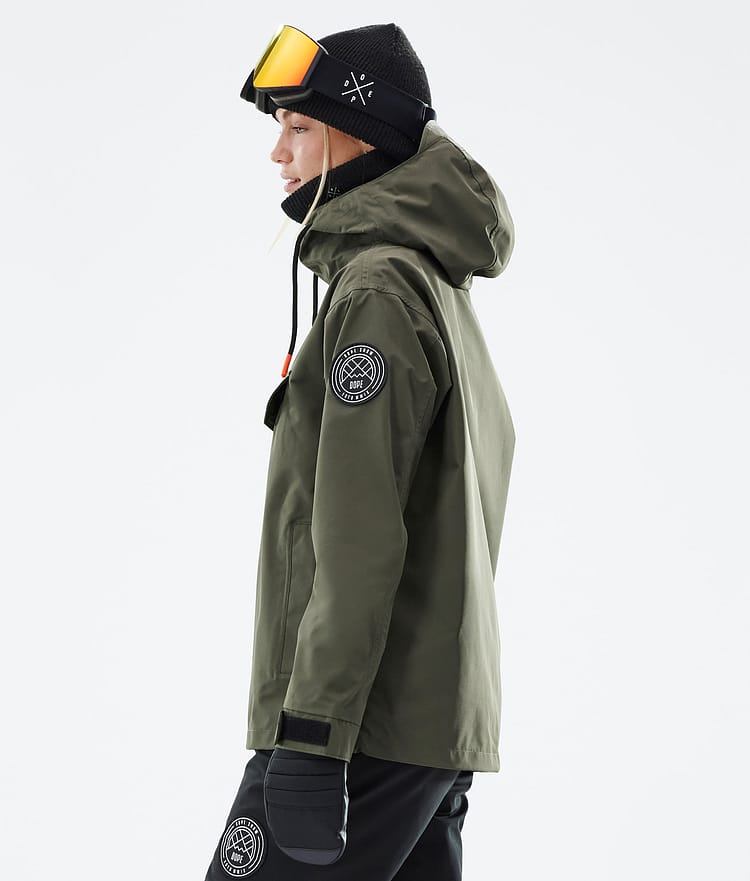 Dope Blizzard W 21 Snowboardjacka Dam Olive Green, Image 6 of 9