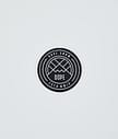 Dope Round Patch Dope Reservdelar Herr Black/White Logo
