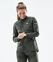 Montec Zulu W Underställströja Dam Olive Green Tiedye