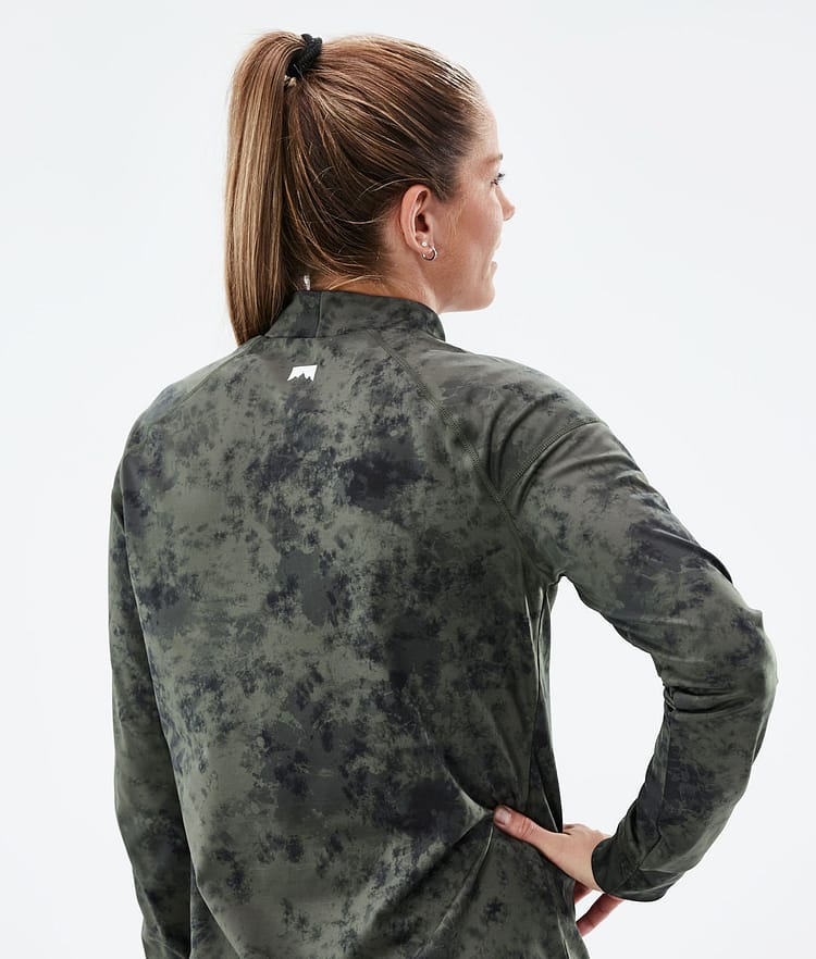 Montec Zulu W Underställströja Dam Olive Green Tiedye, Image 6 of 6