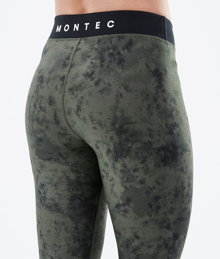 Montec Zulu W Underställsbyxa Dam Olive Green Tiedye, Image 6 of 7