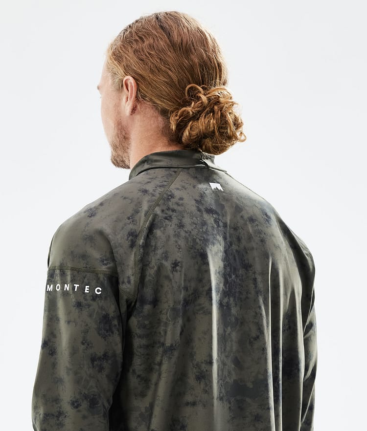 Montec Zulu Underställströja Herr Olive Green Tiedye, Image 6 of 6