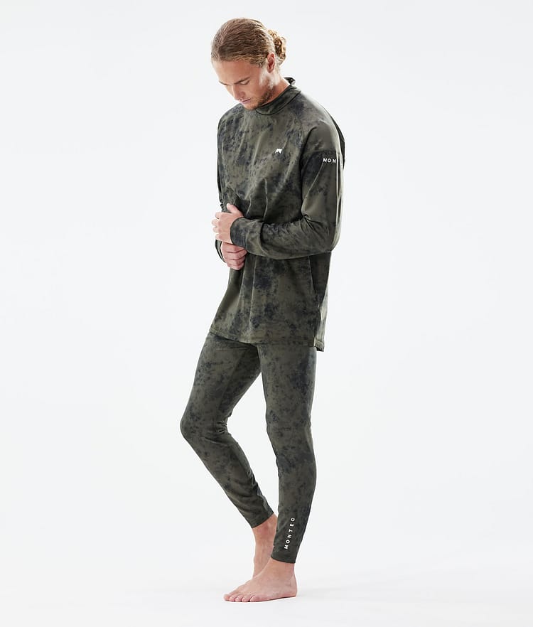 Montec Zulu Underställsbyxa Herr Olive Green Tiedye, Image 3 of 7