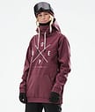 Dope Yeti W 21 Snowboardjacka Dam 2X-Up Burgundy