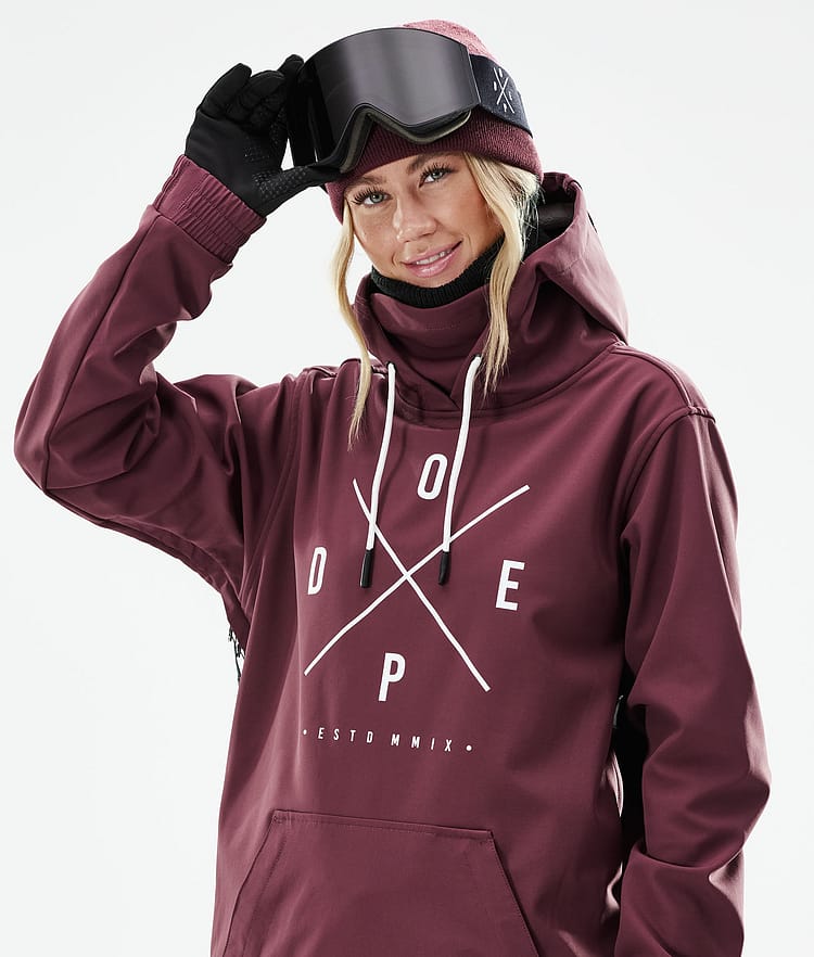 Dope Yeti W 21 Snowboardjacka Dam 2X-Up Burgundy, Image 2 of 9