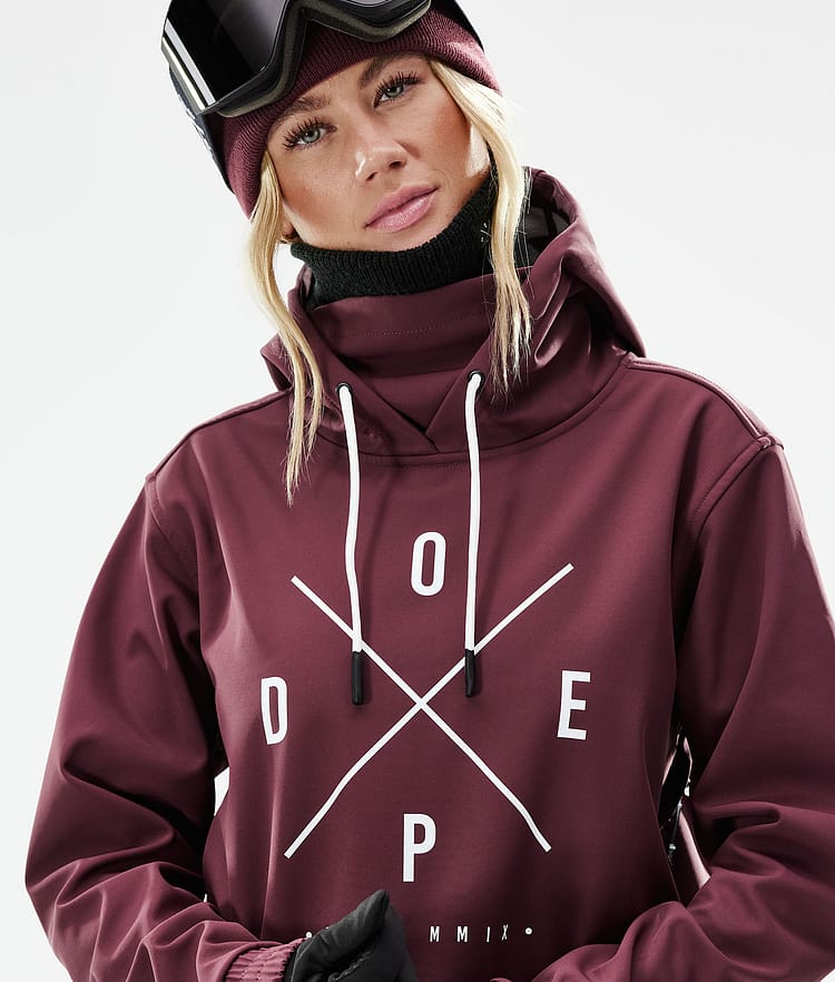 Dope Yeti W 21 Snowboardjacka Dam 2X-Up Burgundy, Image 3 of 9