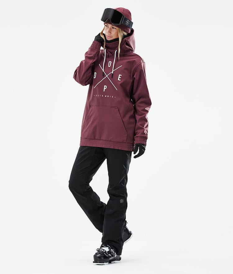 Dope Yeti W 21 Skidjacka Dam 2X-Up Burgundy, Image 4 of 9