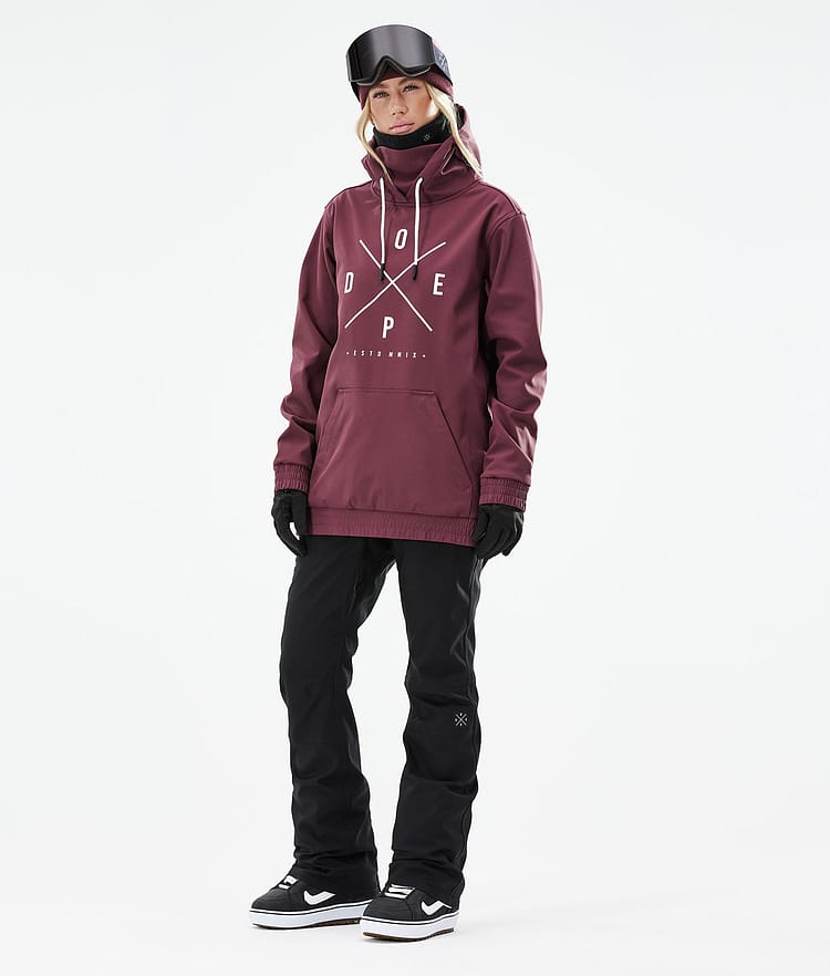 Dope Yeti W 21 Snowboardjacka Dam 2X-Up Burgundy, Image 4 of 9