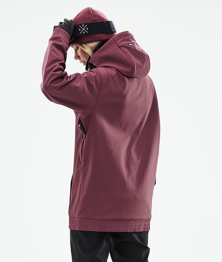 Dope Yeti W 21 Snowboardjacka Dam 2X-Up Burgundy, Image 8 of 9