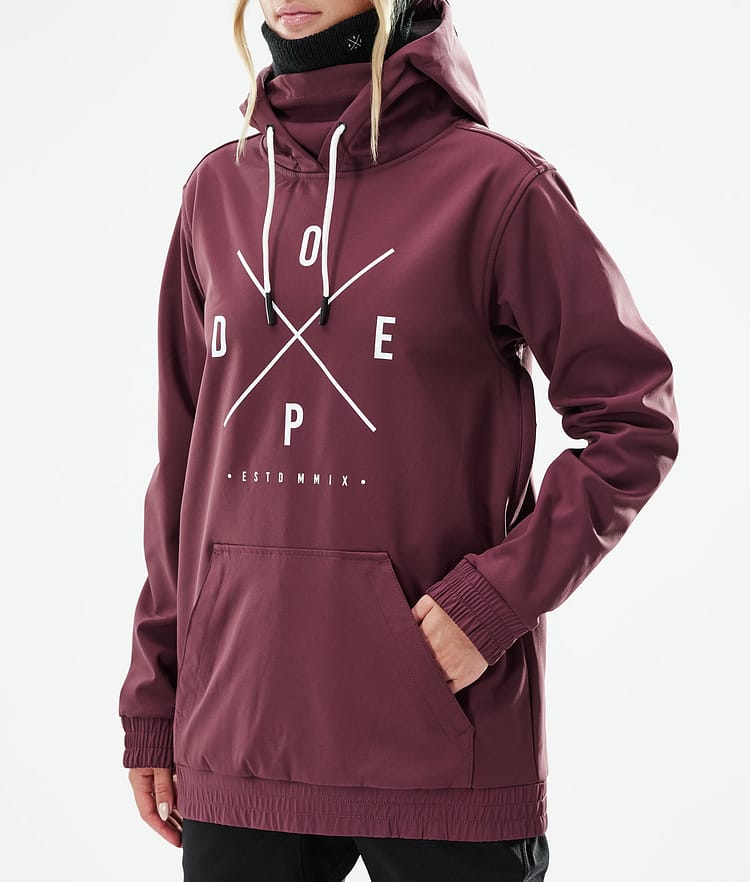Dope Yeti W 21 Snowboardjacka Dam 2X-Up Burgundy, Image 9 of 9
