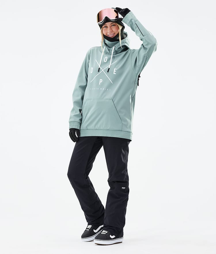 Dope Yeti W 21 Snowboardjacka Dam 2X-Up Faded Green, Image 3 of 8