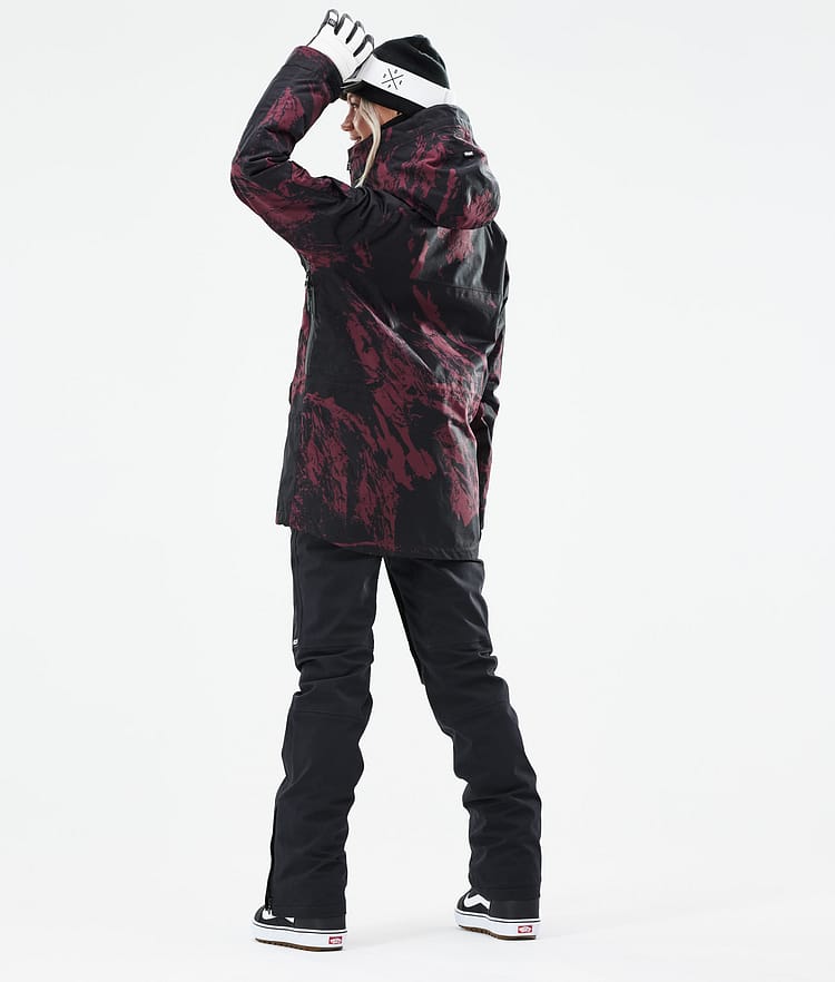 Dope Akin W 21 Snowboardjacka Dam Paint Burgundy, Image 6 of 11