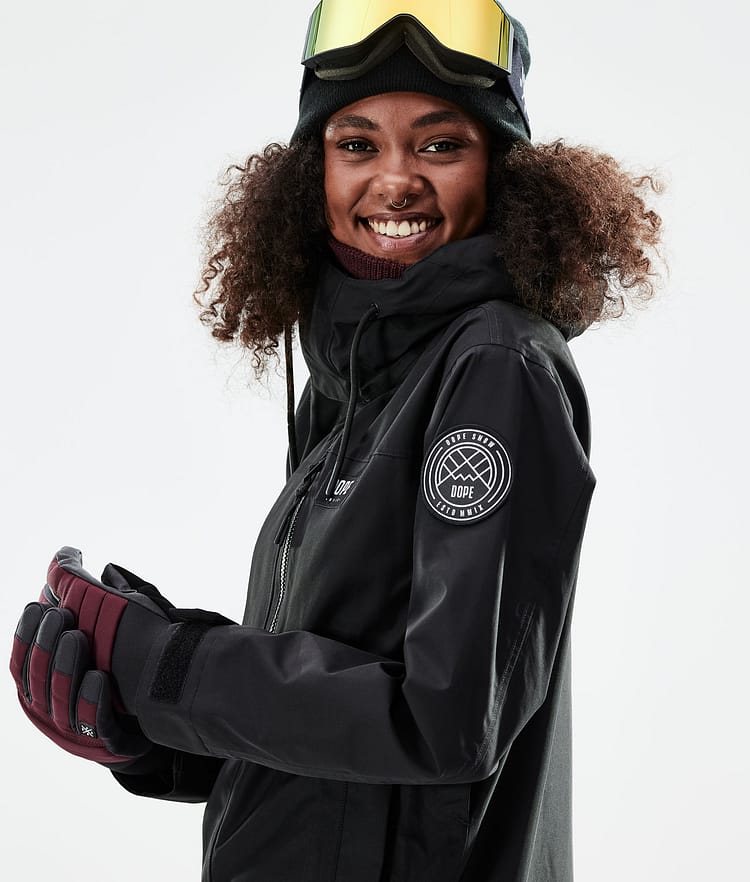Dope Blizzard W Full Zip 21 Snowboardjacka Dam Black, Image 2 of 11