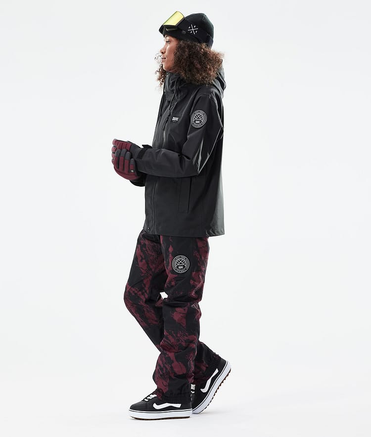 Dope Blizzard W Full Zip 21 Snowboardjacka Dam Black, Image 5 of 11