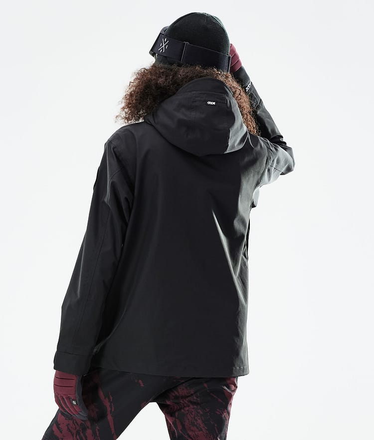 Dope Blizzard W Full Zip 21 Snowboardjacka Dam Black, Image 8 of 11