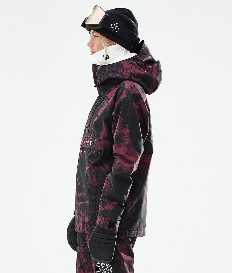 Dope Legacy W 21 Snowboardjacka Dam Paint Burgundy, Image 7 of 10