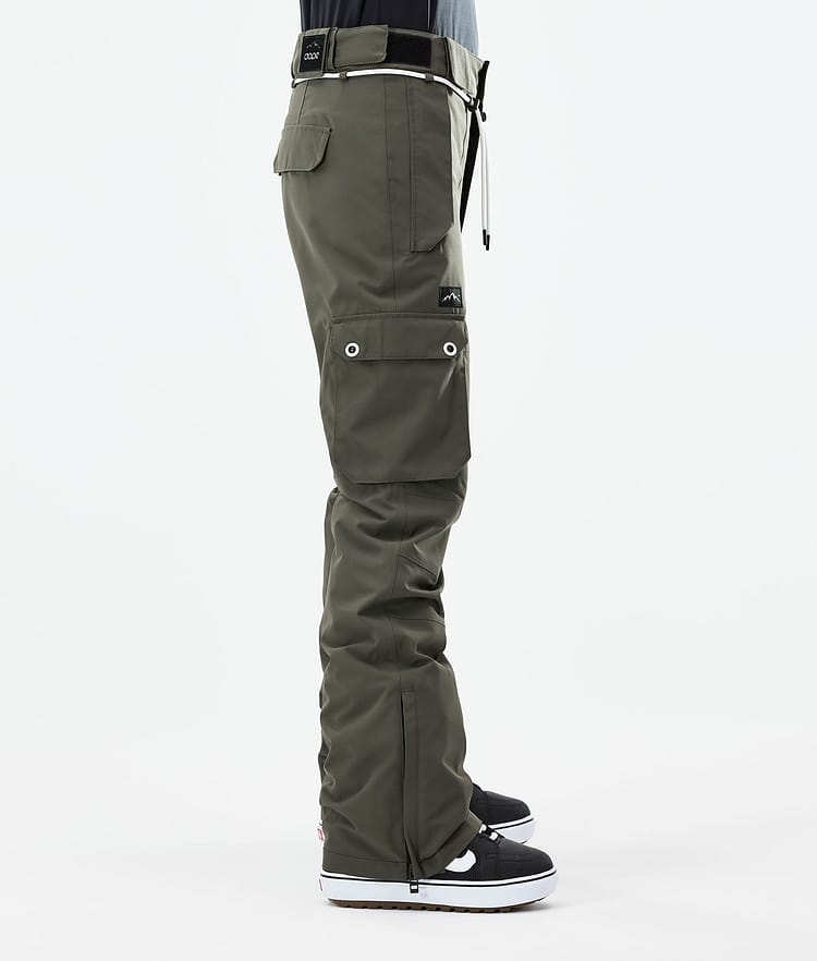 Dope Iconic W 21 Snowboardbyxa Dam Olive Green, Image 2 of 6