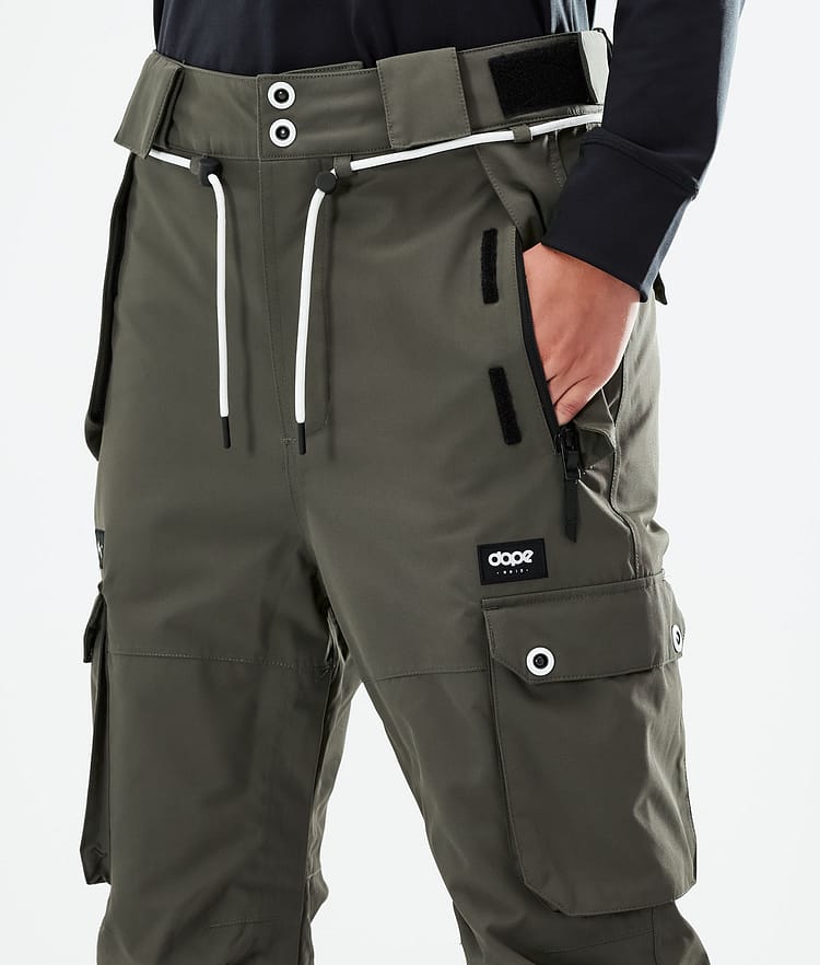 Dope Iconic W 21 Skidbyxa Dam Olive Green, Image 4 of 6