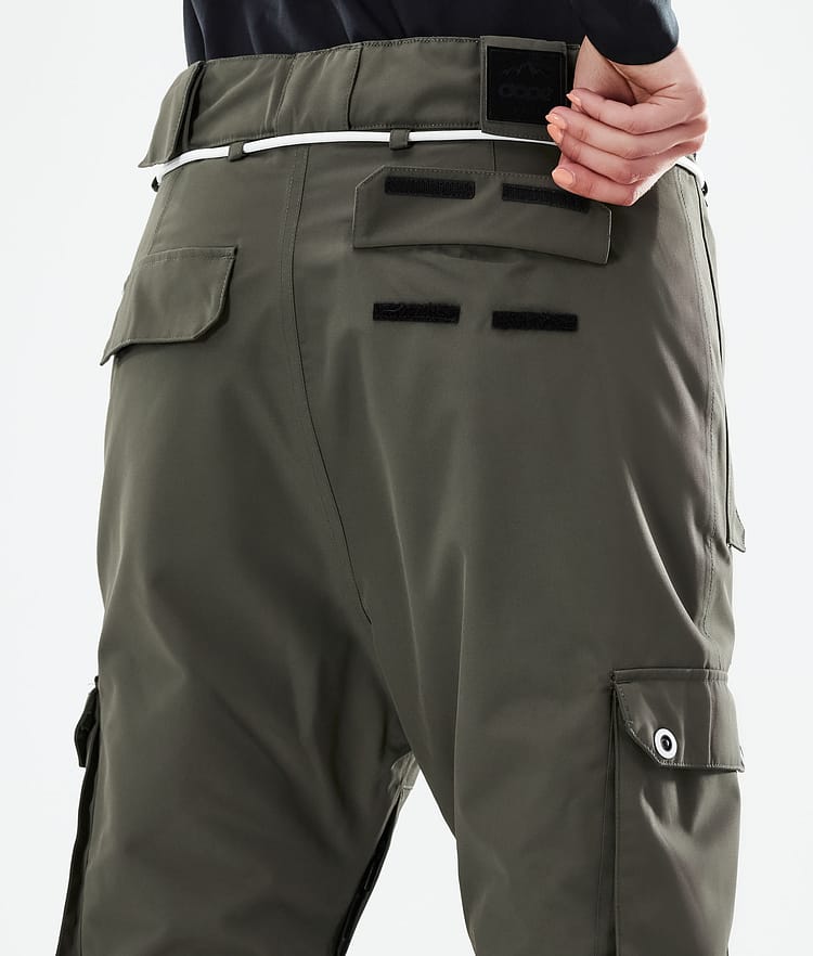 Dope Iconic W 21 Snowboardbyxa Dam Olive Green, Image 6 of 6