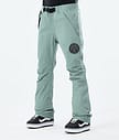 Dope Blizzard W 21 Snowboardbyxa Dam Faded Green