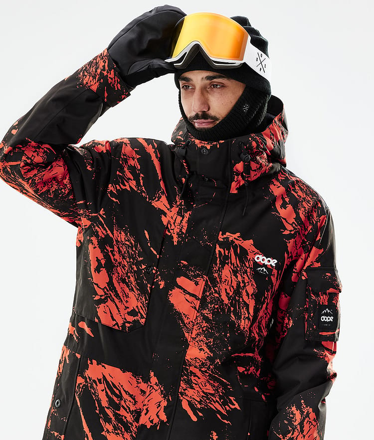 Dope Adept 21 Snowboardjacka Herr Paint Orange, Image 2 of 11