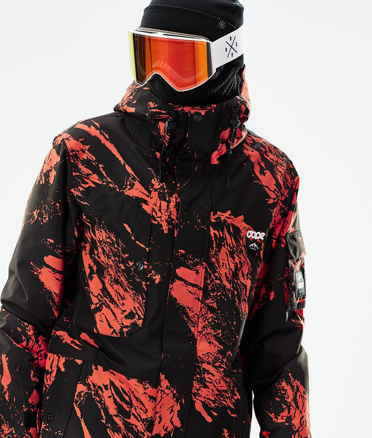 Dope Adept 21 Snowboardjacka Herr Paint Orange, Image 3 of 11