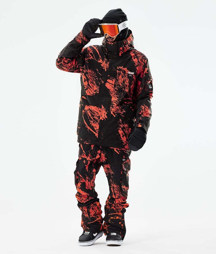Dope Adept 21 Snowboardjacka Herr Paint Orange, Image 4 of 11