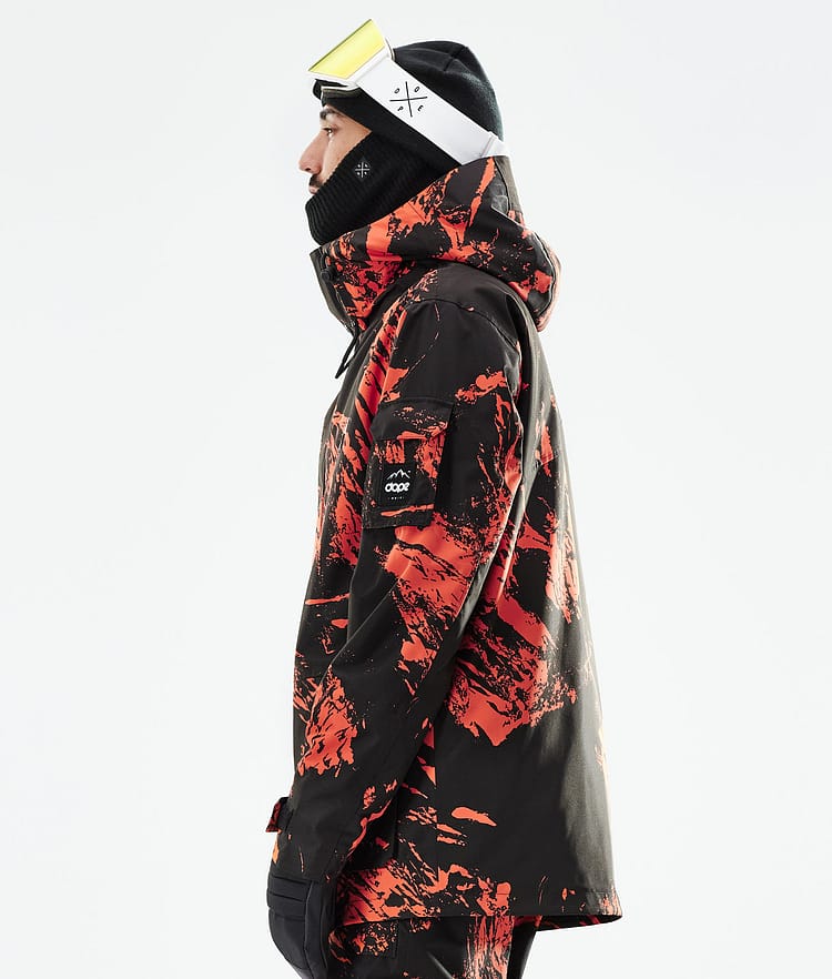 Dope Adept 21 Snowboardjacka Herr Paint Orange, Image 7 of 11