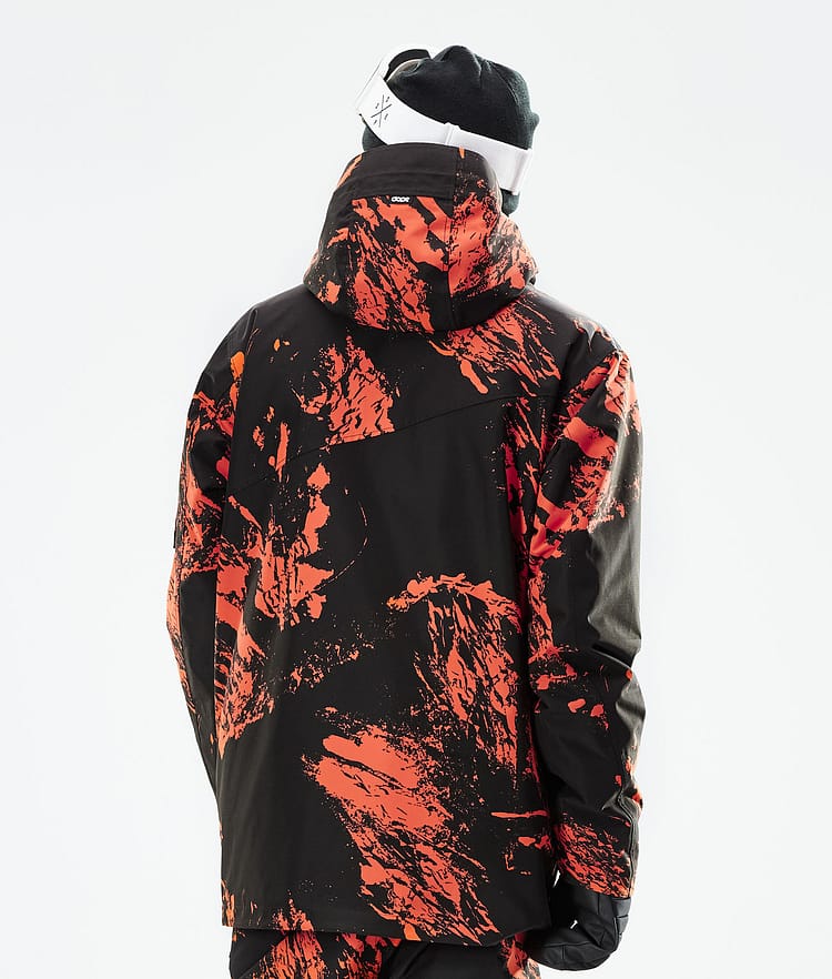Dope Adept 21 Snowboardjacka Herr Paint Orange, Image 8 of 11