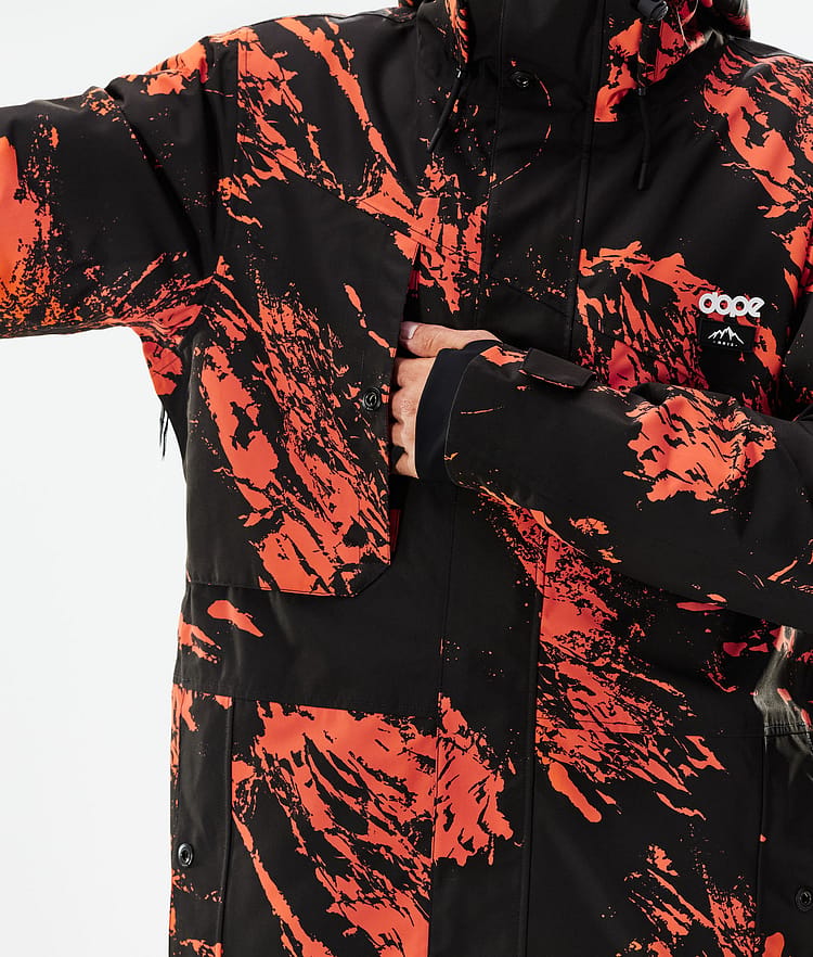 Dope Adept 21 Snowboardjacka Herr Paint Orange, Image 10 of 11