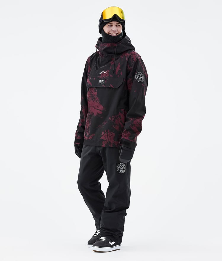Dope Blizzard 21 Snowboardjacka Herr Paint Burgundy, Image 3 of 9