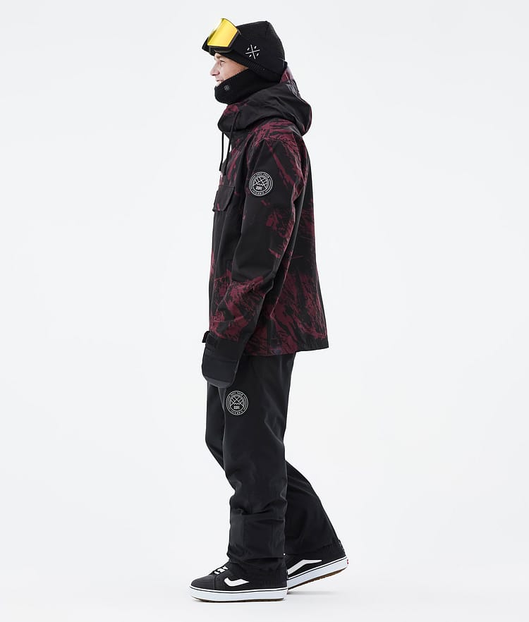 Dope Blizzard 21 Snowboardjacka Herr Paint Burgundy, Image 4 of 9