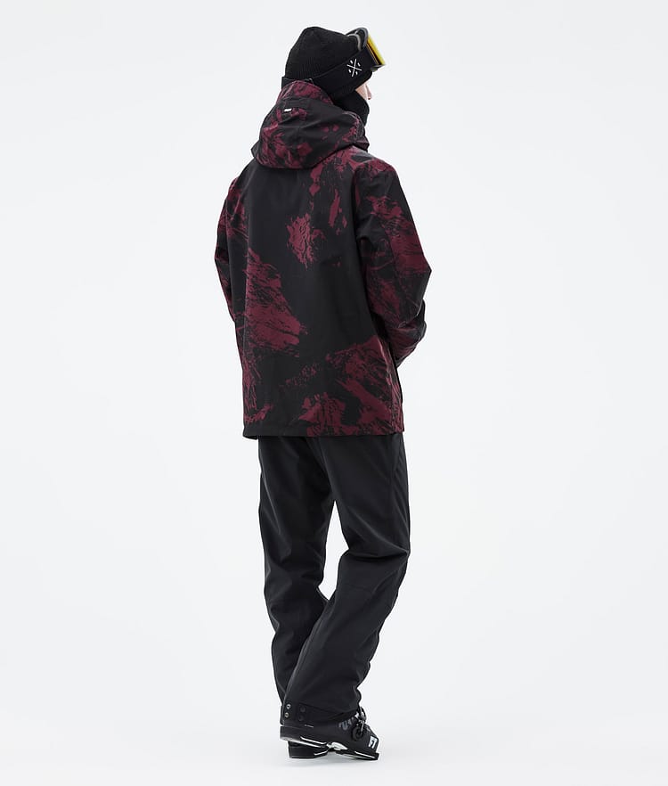 Dope Blizzard 21 Skidjacka Herr Paint Burgundy, Image 5 of 9