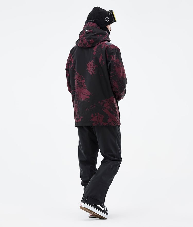 Dope Blizzard 21 Snowboardjacka Herr Paint Burgundy, Image 5 of 9